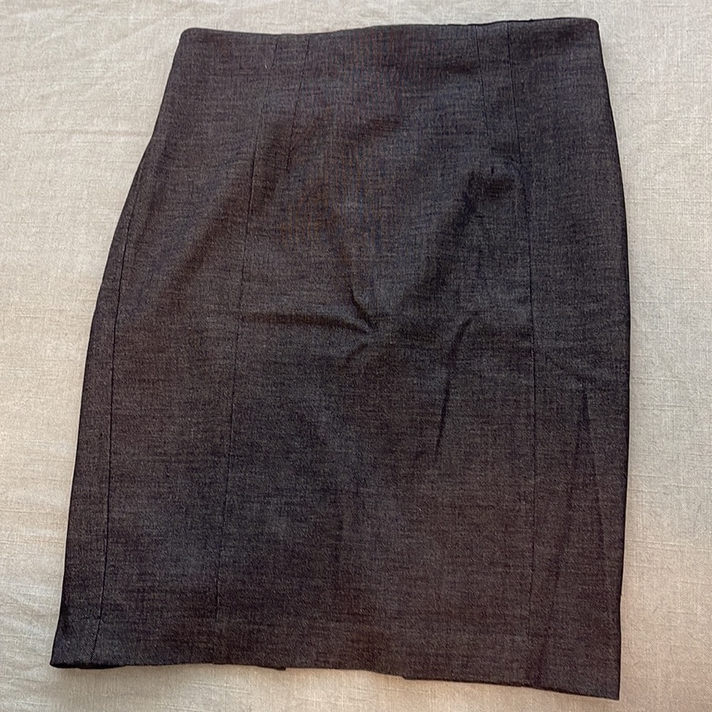Express dark heathered gray pencil skirt